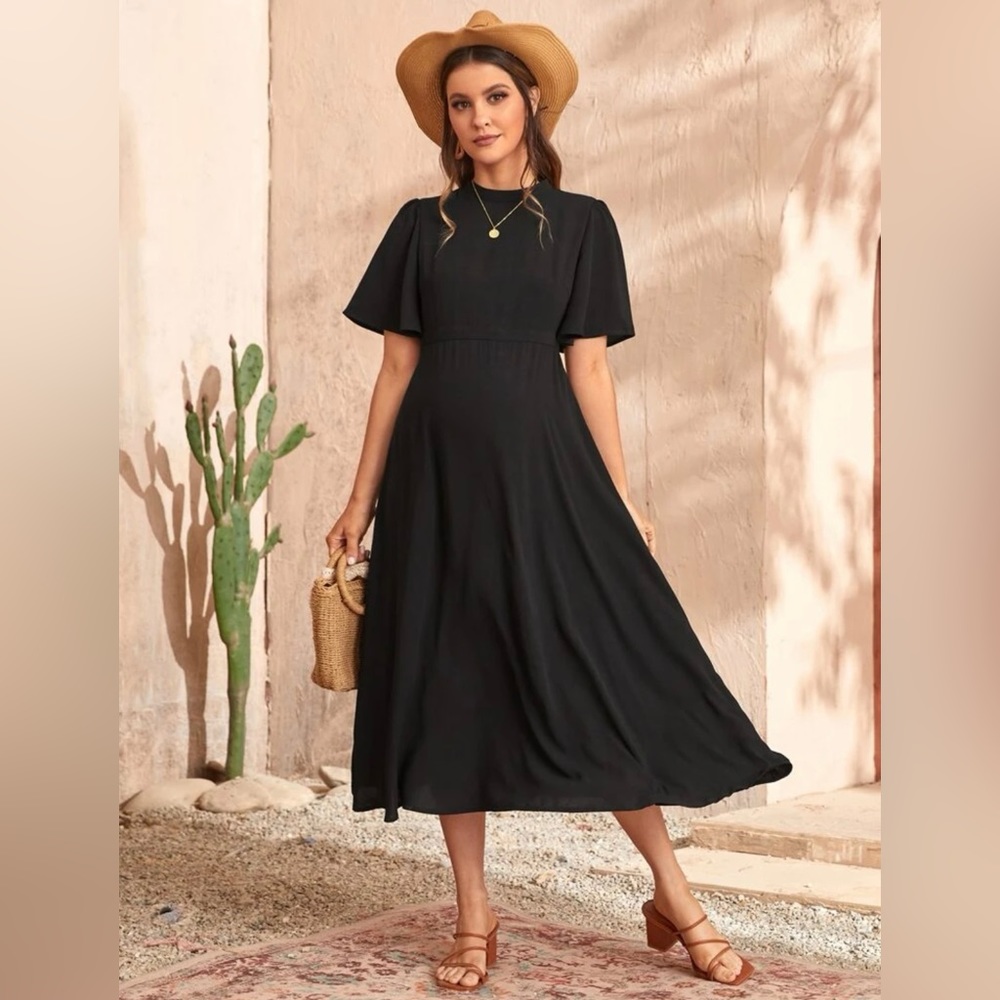 Maternity black dress